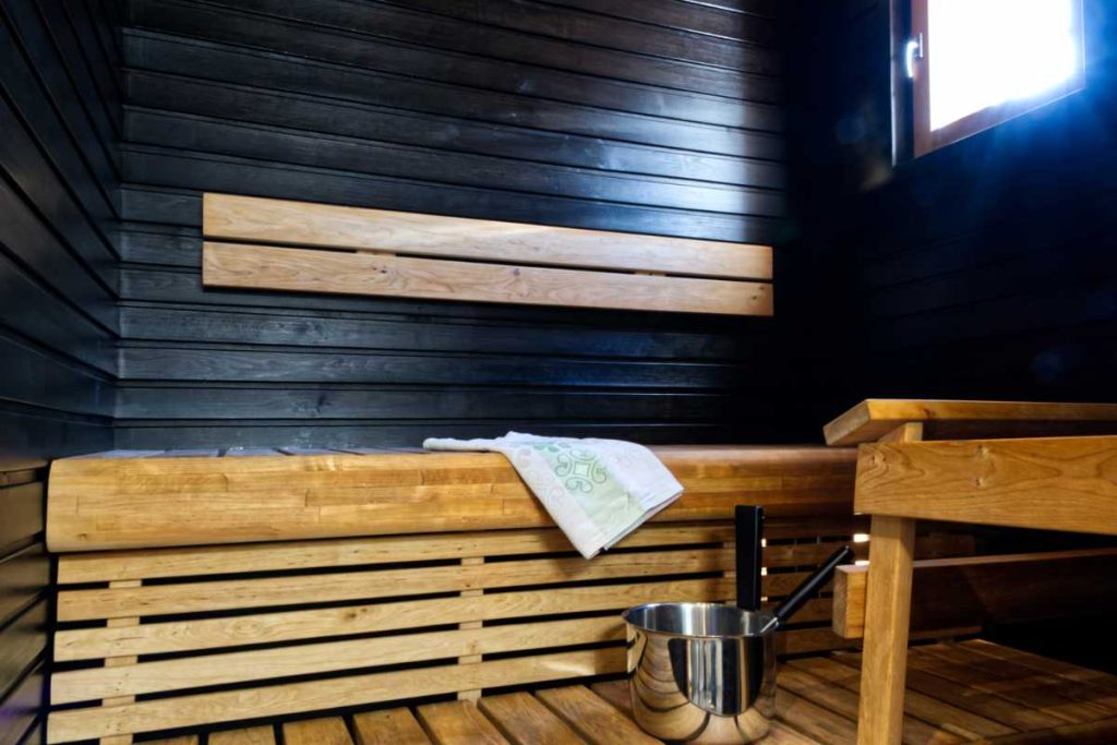Suite In the Woods's sauna